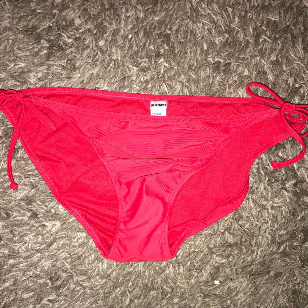 Red String Bikini Bottoms